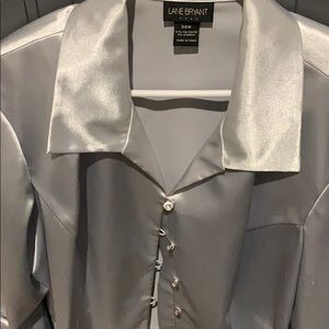 Silver evening jacket.